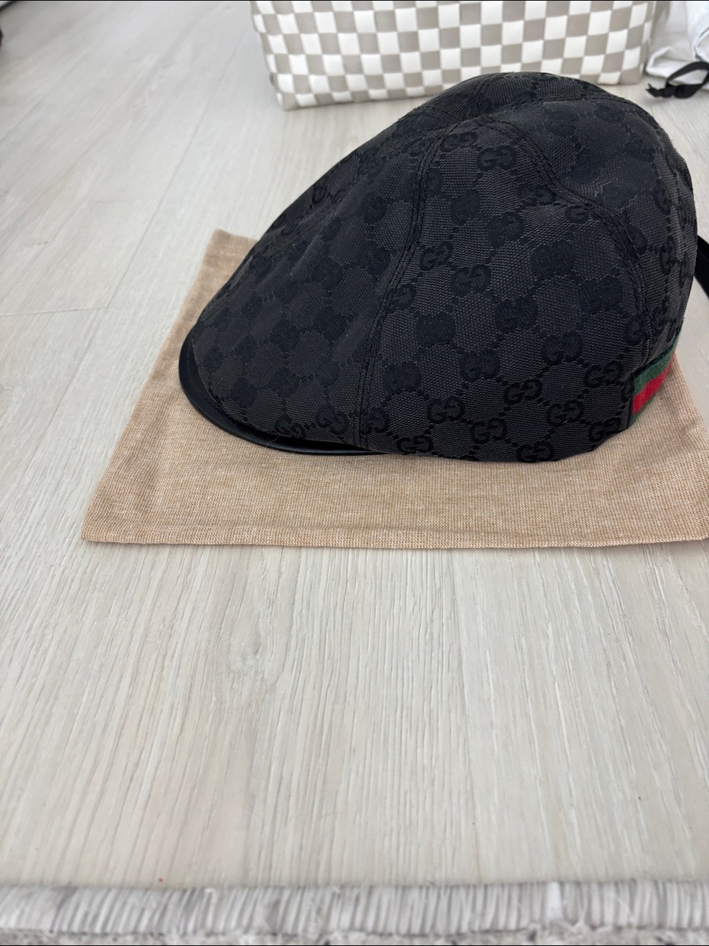 Gucci news boy hat